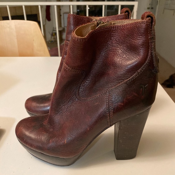 frye heeled booties